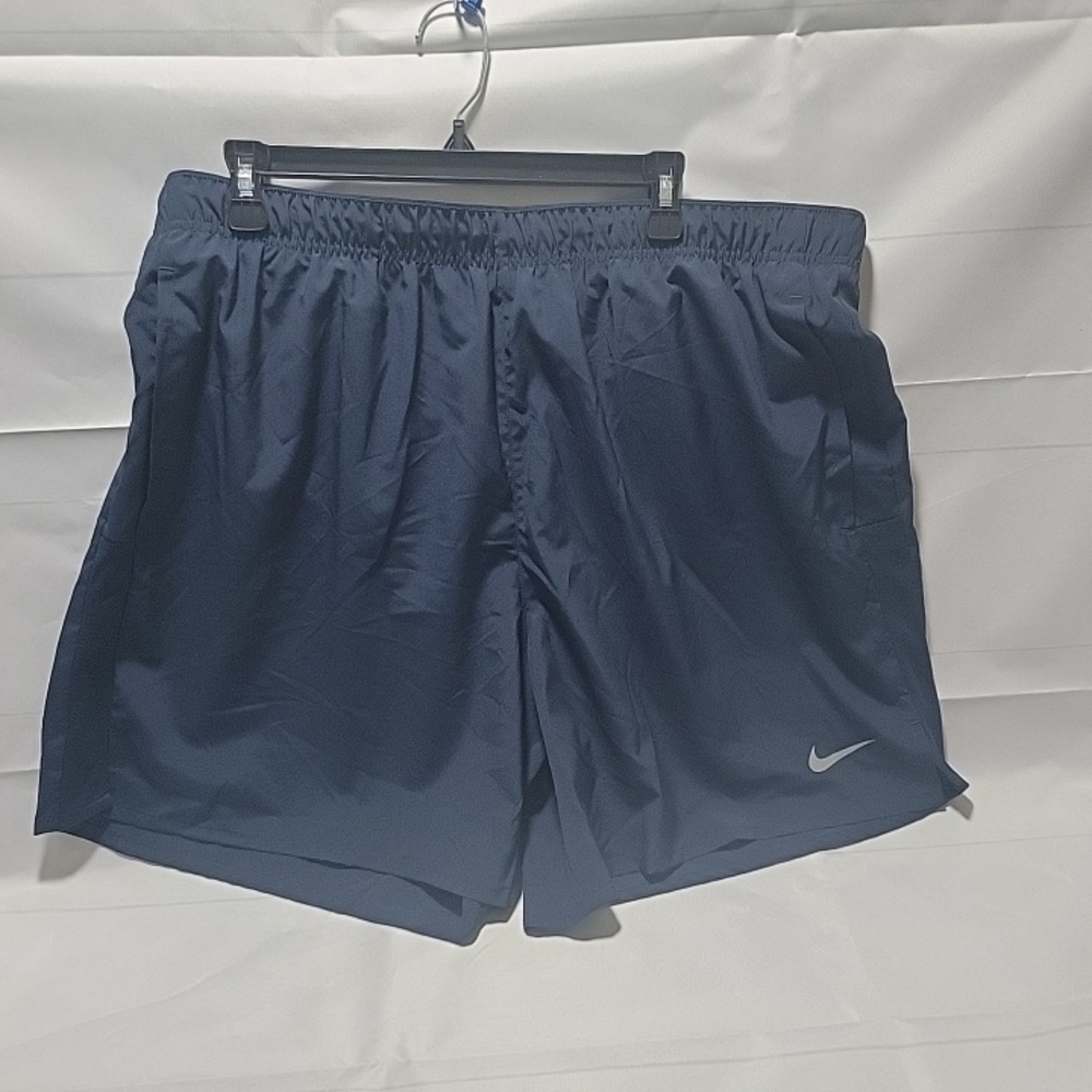 Nike Men’s Navy Athletic Shorts with Reflective Swoosh